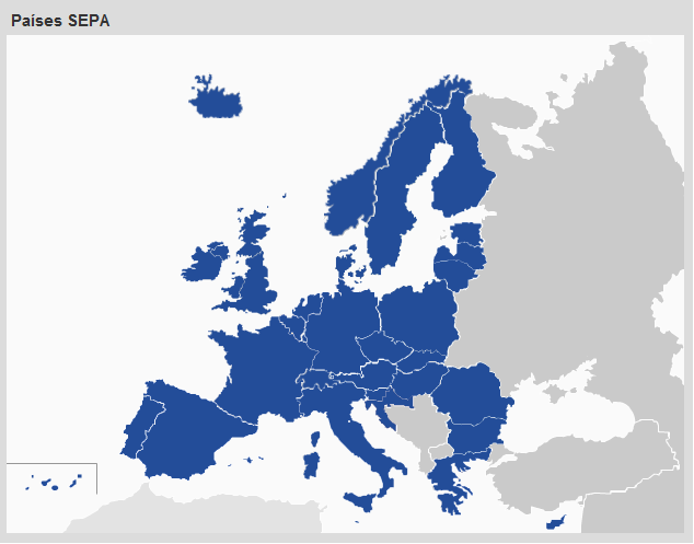 Mapa SEPA